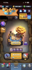 Vendendo conta clash royale
