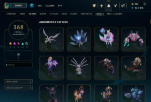 Conta LoL BR | 600 skins + Ahri Imortalizada - League of Legends