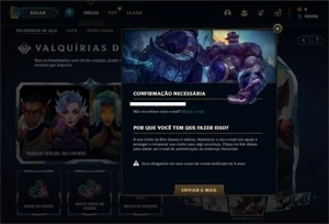 Conta ouro 2 com 25 Champs e 4 Skins + 11 Fragmentos - League of Legends LOL