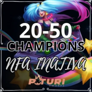 Conta Nfa - Escolha Pela Quantidade De Champions - League of Legends LOL