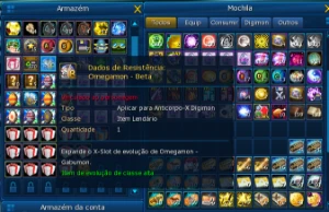 Conta LA Alpha com Zeed e item do OX ultima parte de quest - Digimon Masters Online DMO