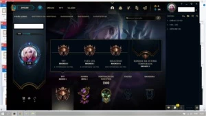 Conta LoL - 219 Skins/126Champs/Passe Rainhas de Batalha ON - League of Legends