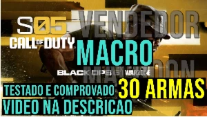 Macro - Call of Duty Black Ops 6 - Mouses Logitech LIFETIME COD