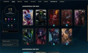 Conta mestre LOL( ganhando 18/17 pdl) - League of Legends