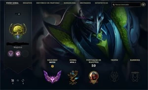 Conta mestre LOL( ganhando 18/17 pdl) - League of Legends