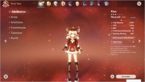 Conta GENSHIN - [NA] - AR 37 - Klee - Genshin Impact
