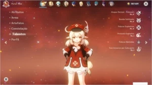 Conta GENSHIN - [NA] - AR 37 - Klee - Genshin Impact