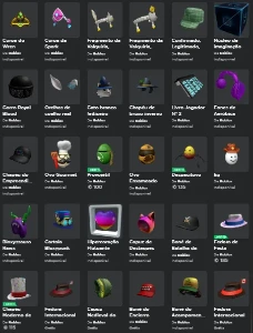 Conta roblox com +170 itens (10 LIMITEDS)