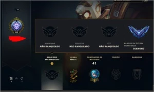 CONTA EX DIAMANTE 3 MMR D1 (MD10) - League of Legends LOL
