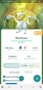 VENDO CONTA POKEMON GO NIVEL 37 - COM SHINY LENDARIO - Pokémon