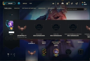 Conta Unranked com TODOS os champs e 340 Skins + 4 Prestigio - League of Legends LOL