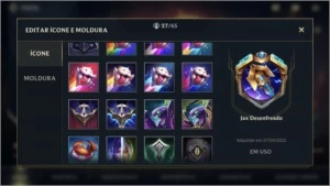 ESMERALDA IV + 9 SKINS (1 LENDÁRIA) + 37 +1 CAMPEÕES + PASSE - League of Legends: Wild Rift LOL WR