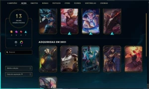 Conta de Lol - Diamante 2 - MMR BOM - 114 REAIS - League of Legends