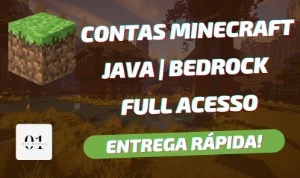 CONTAS MINECRAFT JAVA | BEDROCK EDITION | FULL ACESSO