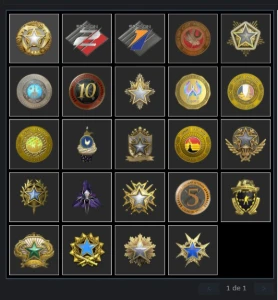 Conta nível 106 Steam - 24 Medalhas - Todas as Medalhas - Counter Strike CS