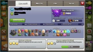 VILA - CLASH OF CLANS - 692 ESTRELAS/GUERRA