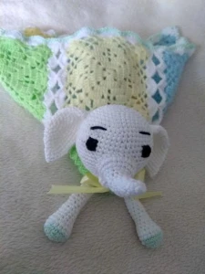 Naninha ou Manta do Apego em Crochê - Artesanato e Personalizados