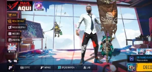 Conta Ff Com Angelical, Coelhao, Zumbi, Conjunto Zenitsu - Free Fire