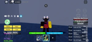 Conta Roblox: Blox Fruits + King Legacy