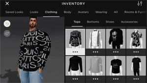 Vende-se conta masculina no IMVU