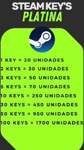 Steam Key Platina - Outros