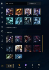 Conta League of Legends Full Acesso - 46 Champs e 46 Skins LOL