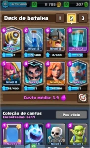 Royale 3 lendarias - Clash Royale