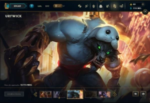 Unranked com TODOS os Champs e 287 Skins ( SUP / ADC / JG ) - League of Legends LOL