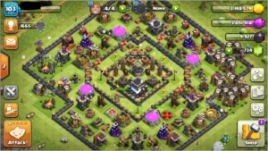 CLASH OF CLANS CV 9 BARATO