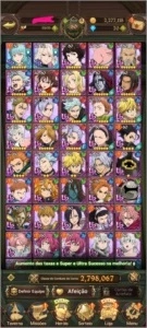 The Seven Deadly Sins Grand Cross Global - 2.8kk CC - Outros