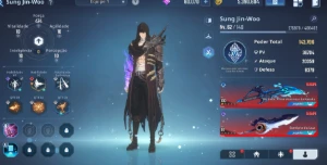 V>ContaSoloLeveling: Arise+Level62+60KNúcleos+600Tiros - Outros