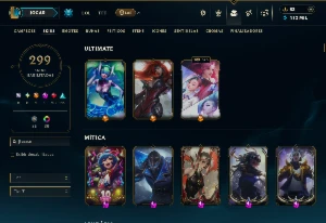 Ouro 3 com TODOS os Champs e 299 Skins ( MID / JG / ADC ) - League of Legends LOL