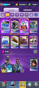 Clash Royale | 15K Troféus | 9 Anos | Nível 67 | 25 Evoluçõe
