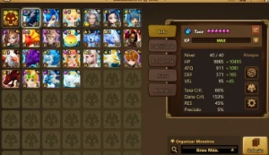 Conta sw com Ld nat 5 Lars - Summoners War