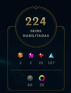 Conta Lol Lvl 743 - League of Legends