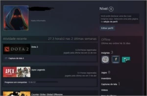 CONTA DOTA 2 3650 MMR LENDA 4 + SETS + JOGOS leia descrição