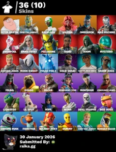 🔥conta fortnite rara com muitas skins 🔥