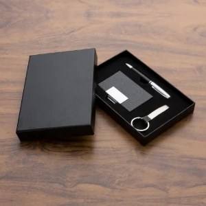 Kit Executivo 3 Peças com Estojo - Artesanato e Personalizados