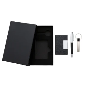 Kit Executivo 3 Peças com Estojo - Artesanato e Personalizados