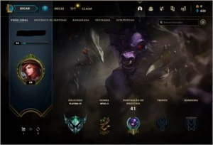CONTA LOL PLATINA 4 52% Winrate - League of Legends