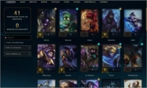 CONTA LOL PLATINA 4 52% Winrate - League of Legends