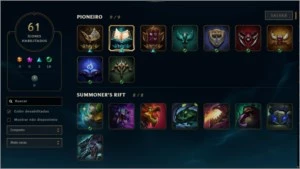 Conta LoL- Level 30 Unranked com 55 Champions - League of Legends