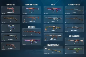 Conta Valorant e lol com Skins