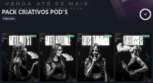 Pack 2025 - Artes de POD'S, VAPES, NARGULÉ e Tabacaria - Outros