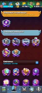 Conta Clash Royale 8 Anos - 11k+ Gemas - 23 Evoluções - Pron