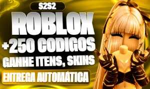 Roblox +250 Codigos, Skins Itens[Entrega Automática]