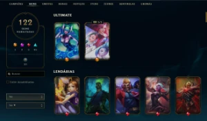 Conta League Of Legends Lvl 171 Criada Em 2013 - Full Acesso LOL