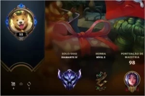 Conta diamante 4 solo/duo - League of Legends LOL