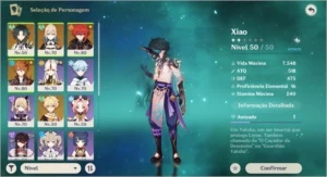 GENSHIN IMPACT CONTA COM XIAO E DILUC AR 46
