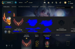 Conta Grão Mestre Ranked Flex 380 PDL - Sem Email Confirmado - League of Legends LOL